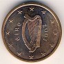 Euro - 2 Euro Cent - Ireland - 2002 - Copper Plated Steel - KM# 33 - Obv: Harp Rev: Denomination and globe - 0